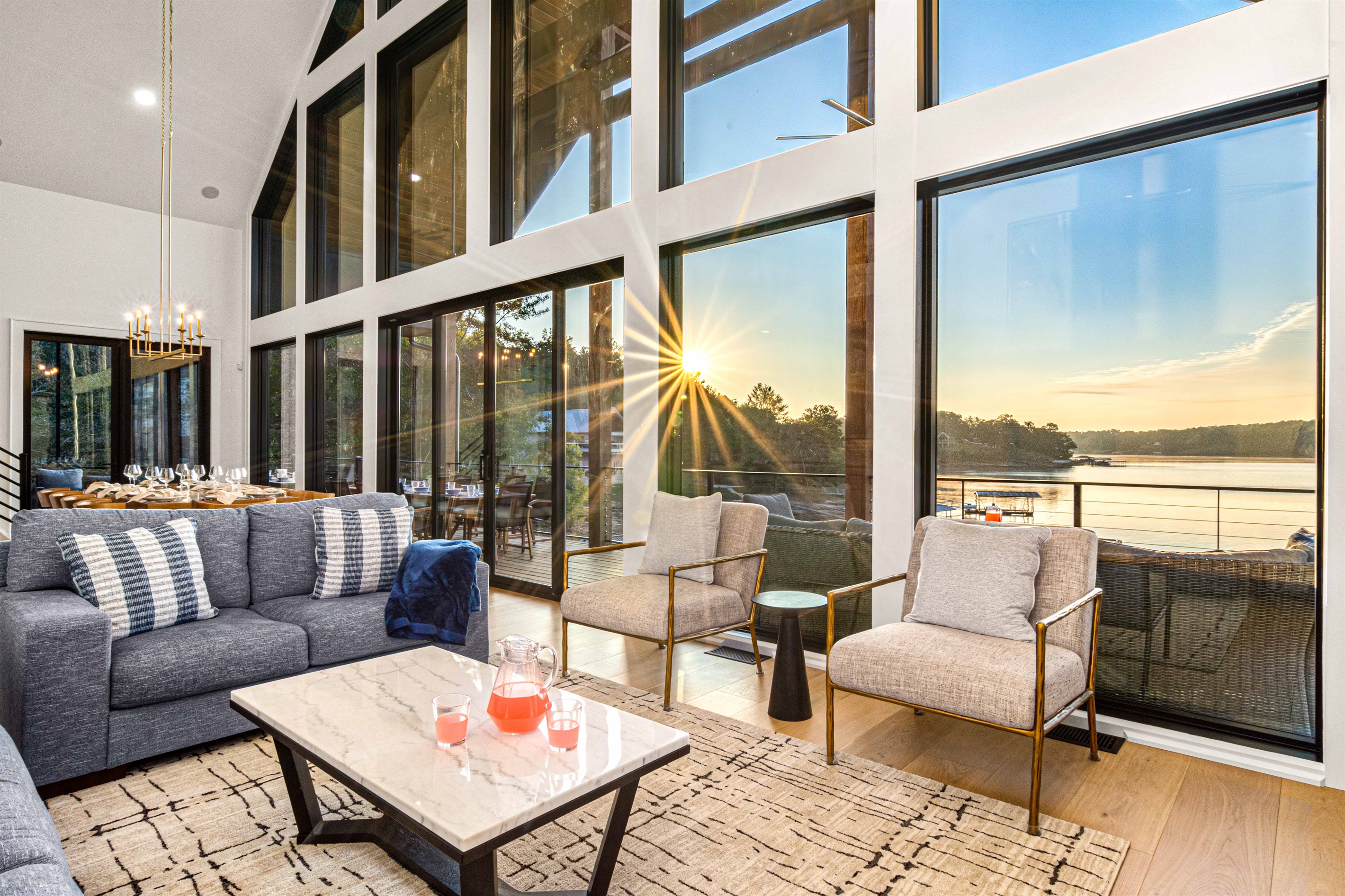 Watch the sunset without leaving your seat.