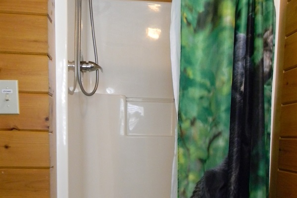 Upstairs shower