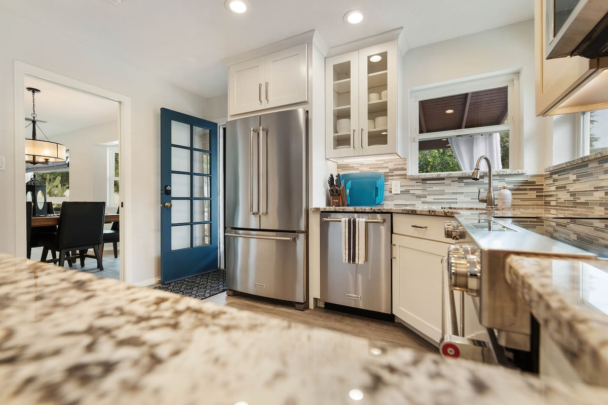 Open and airy kitchen