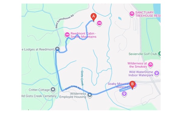 8 minutes to Soaky Mountain Water Park and Sevierville Convention Center!