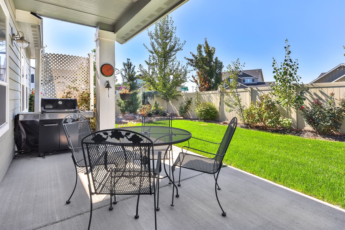 Backyard patio