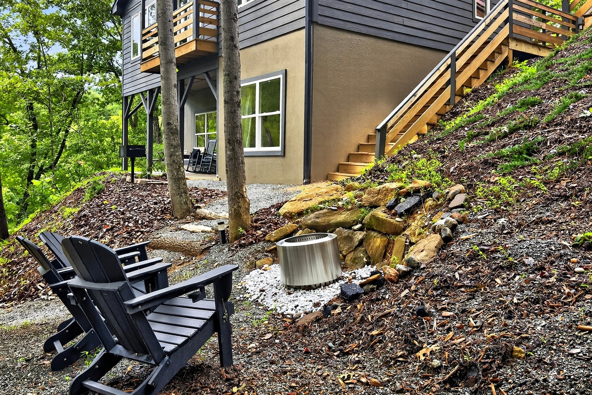 Fire pit area