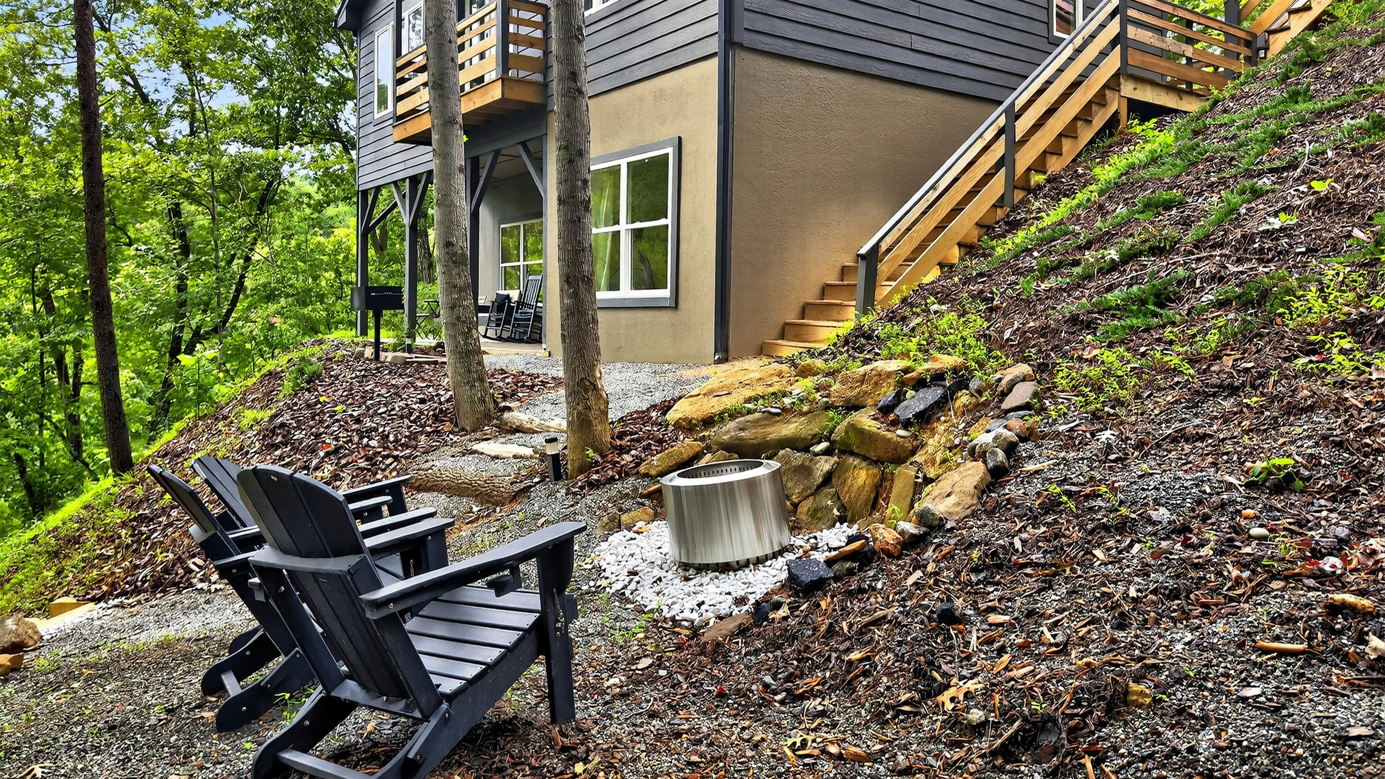 Fire pit area