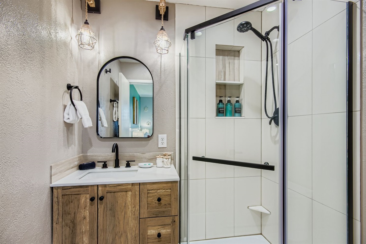 Bathroom 1 with Walk in Shower - Ensuite to Bedroom 1