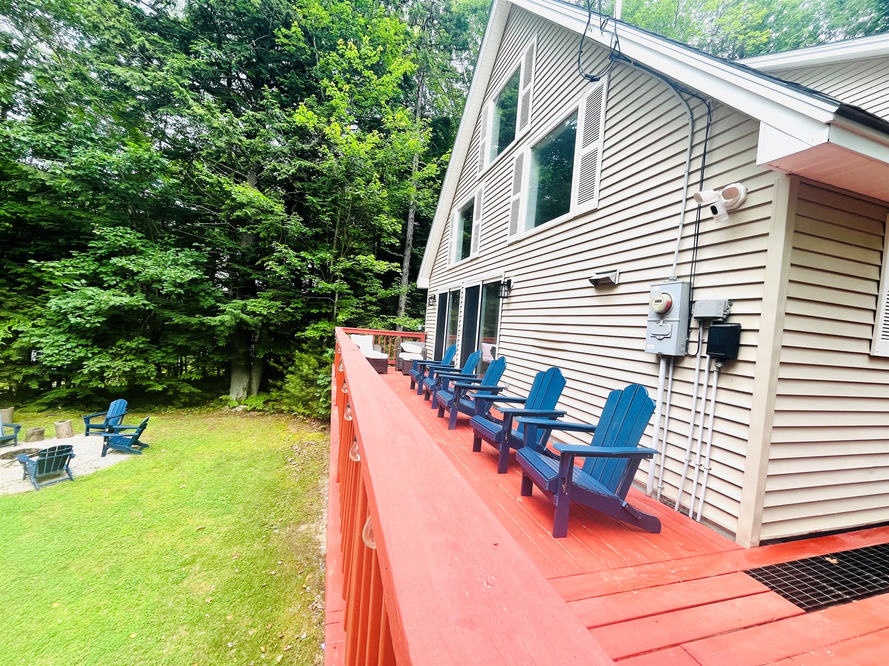 Outdoor Deck Area - Adirondack Seating