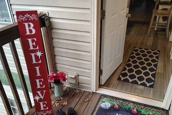 Christmas spirit, inside and out.