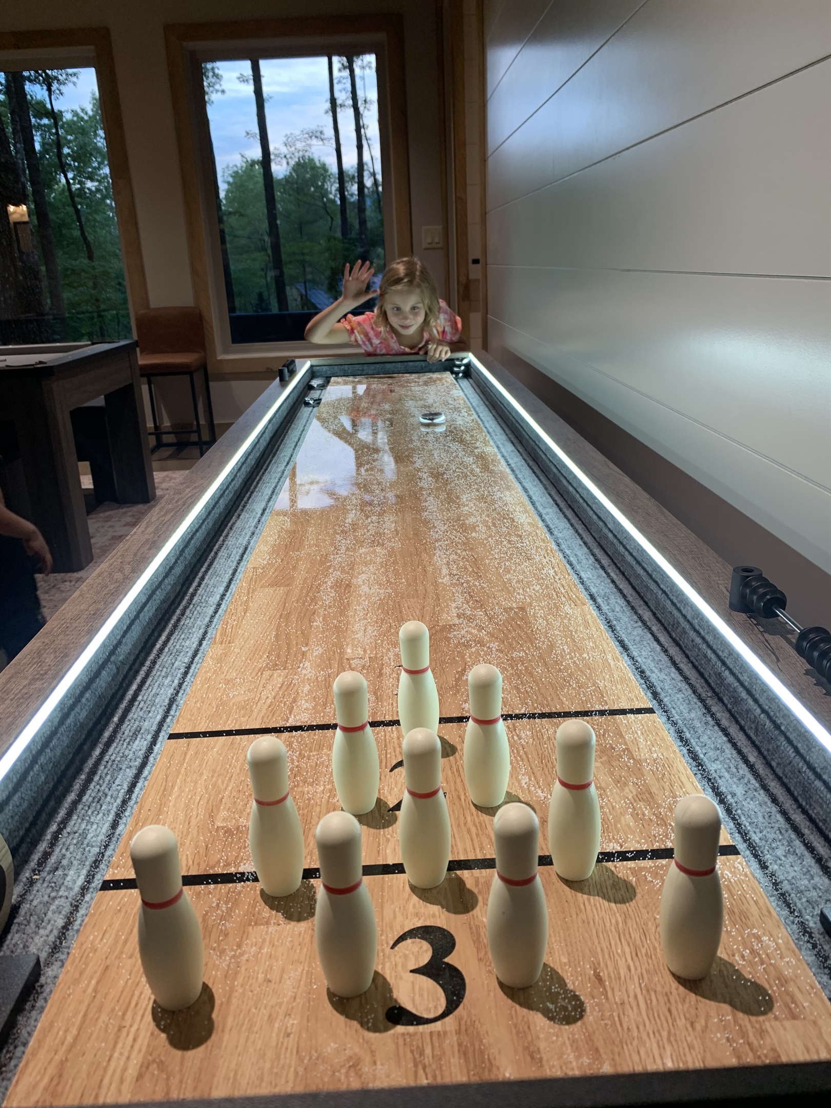 LED light up Shuffleboard