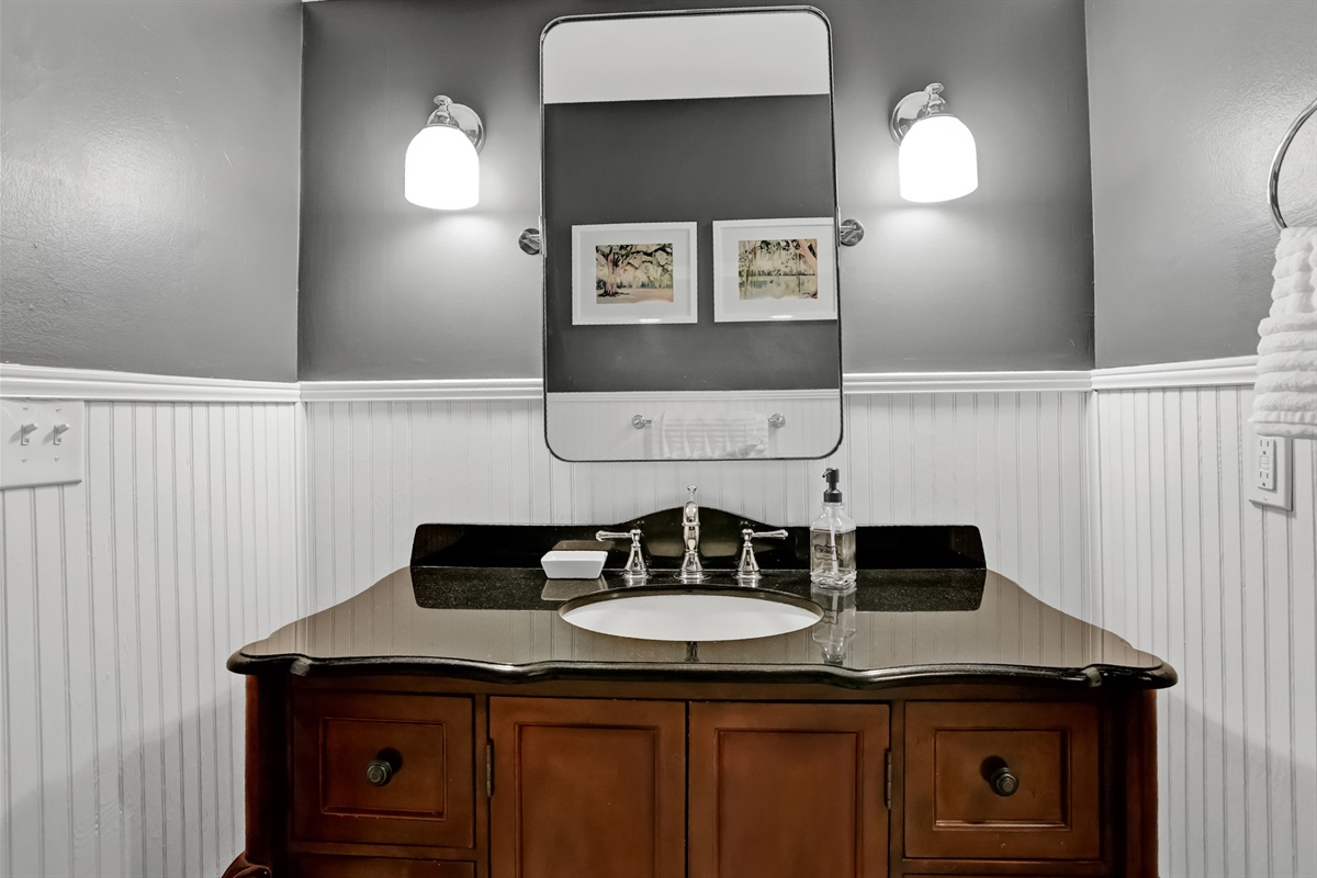 A polished space for your morning and evening routines.