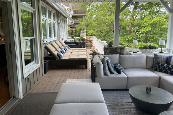 Daytime Outdoor Relaxation On Main Terrace