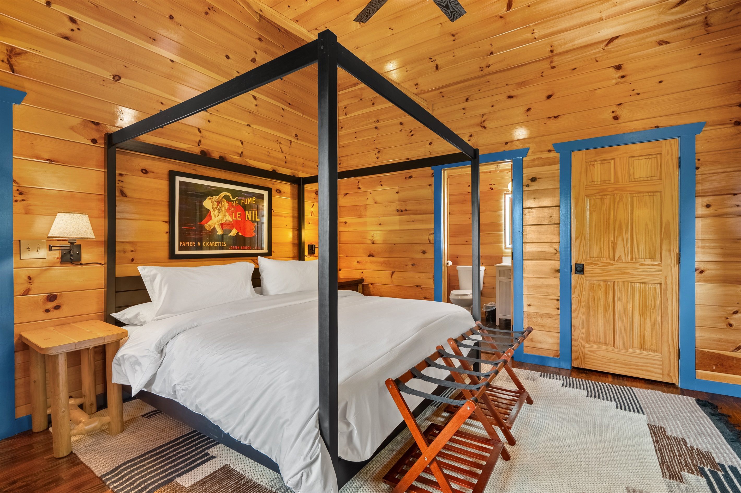 Wake up refreshed in our stately King Suite! (Bedroom 2)