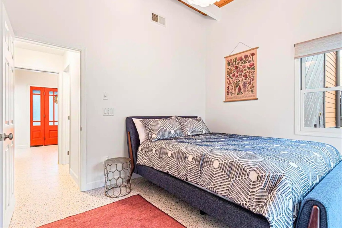 Third Bedroom with Tall Ceilings on the Main Floor