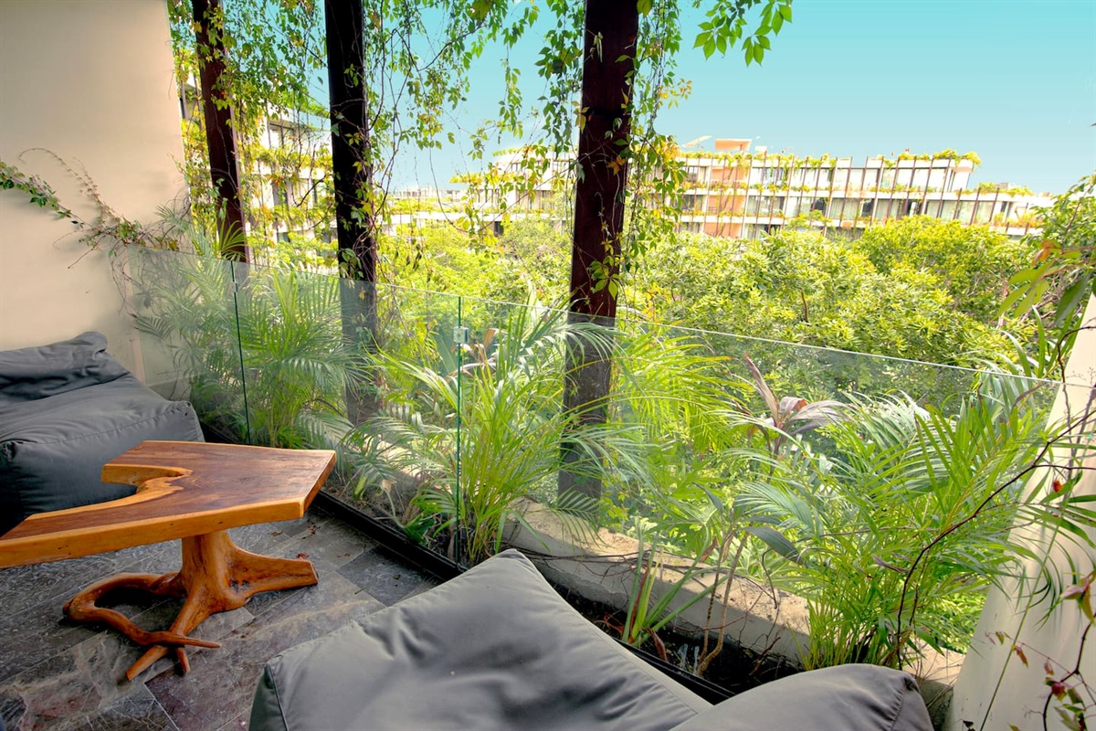 Private balcony from each room 