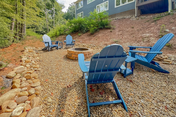 Fire pit and seating