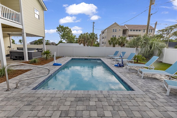 Experience the epitome of relaxation with our captivating swimming pool and inviting fire pit. Whether you're cooling off with a refreshing dip or cozying up by the fire's warmth, every moment promises luxury. Welcome to your personal oasis