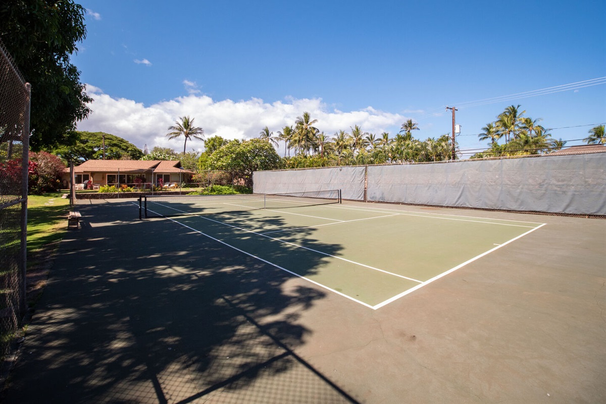Full tennis court
