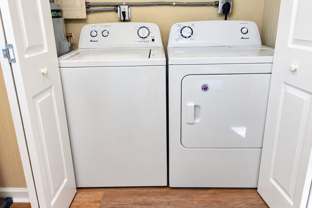 Full size washer and dryer