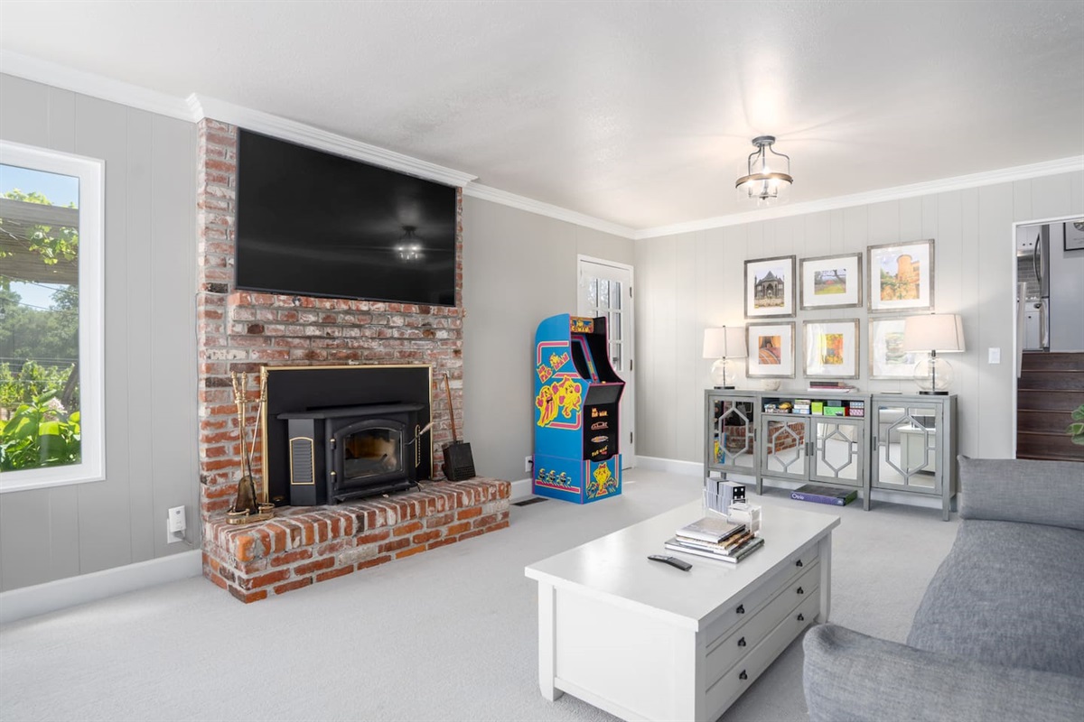 Movie nights, Sonos music, and endless fun – all in our family room!