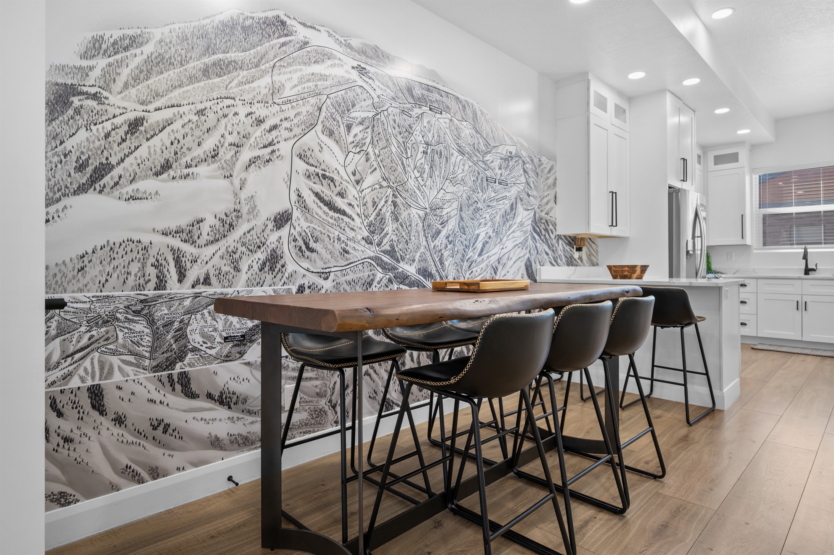 Stylish dining space perfect for shared meals and conversation.