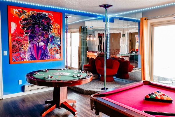 Unwind in Style: Where Billiards, Poker, and a Little Extra Fun Meet! 🎱💰💃