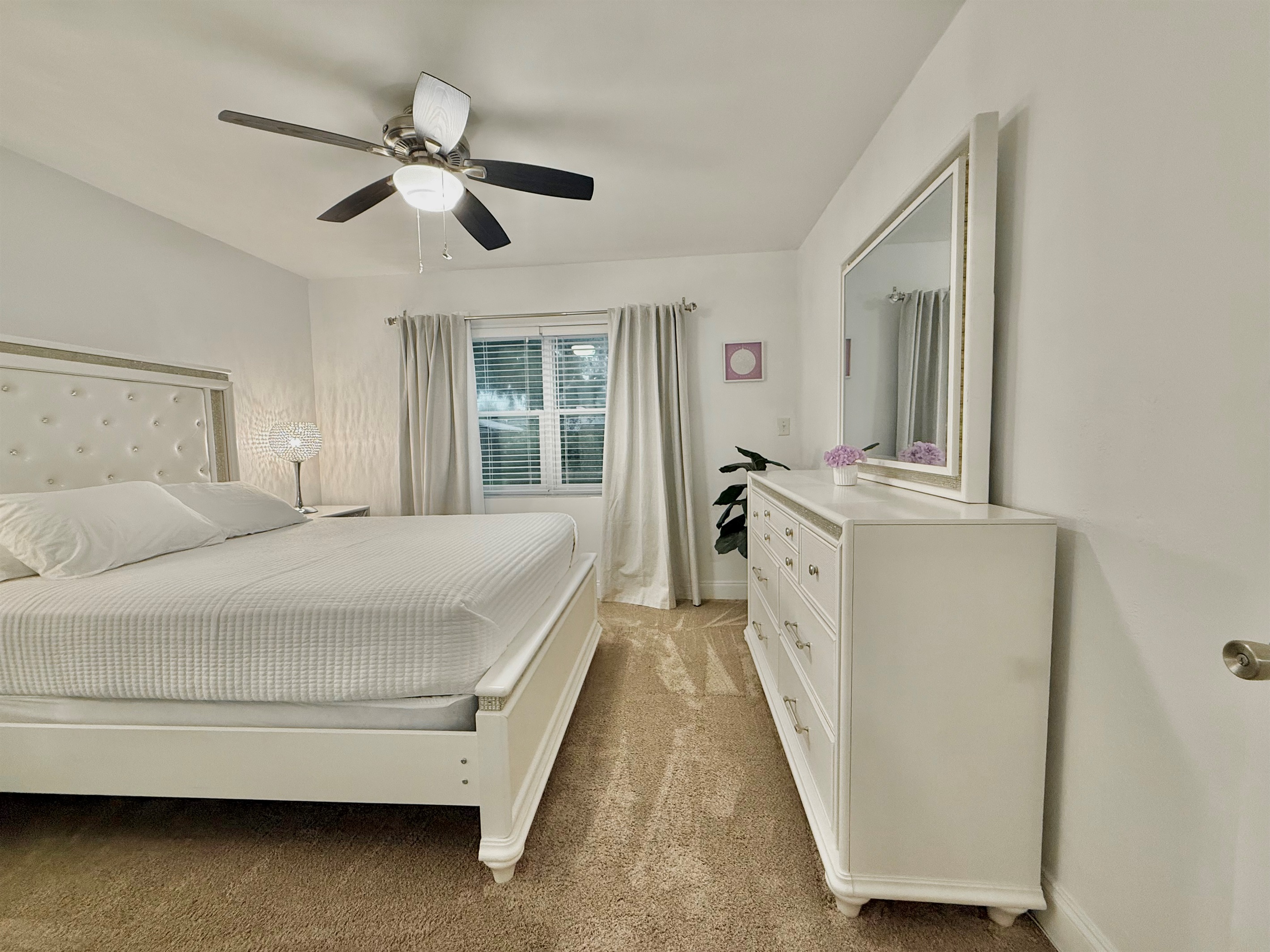 Tastefully styled with contemporary furnishings, this tranquil space invites you to relax and recharge in total comfort.