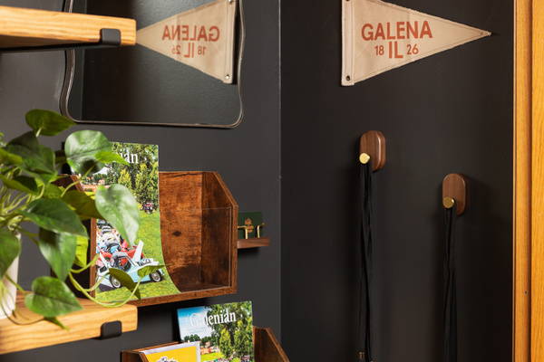 The Galena closet: your key cards to the masters club and local info...