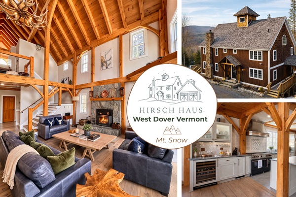 Hirsch Haus is a post-and-beam mountain home set on 6 private wooded acres in West Dover, Vermont. Enjoy skiing at Mount Snow, hiking, biking, and quiet forest moments; designed for gathering, relaxing, and year-round adventure.
