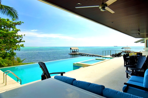 Covered Lounge — Indoor-Outdoor Coastal Living