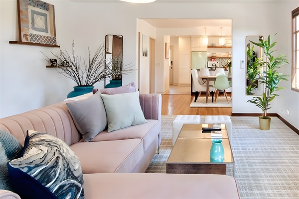 Spacious family room
