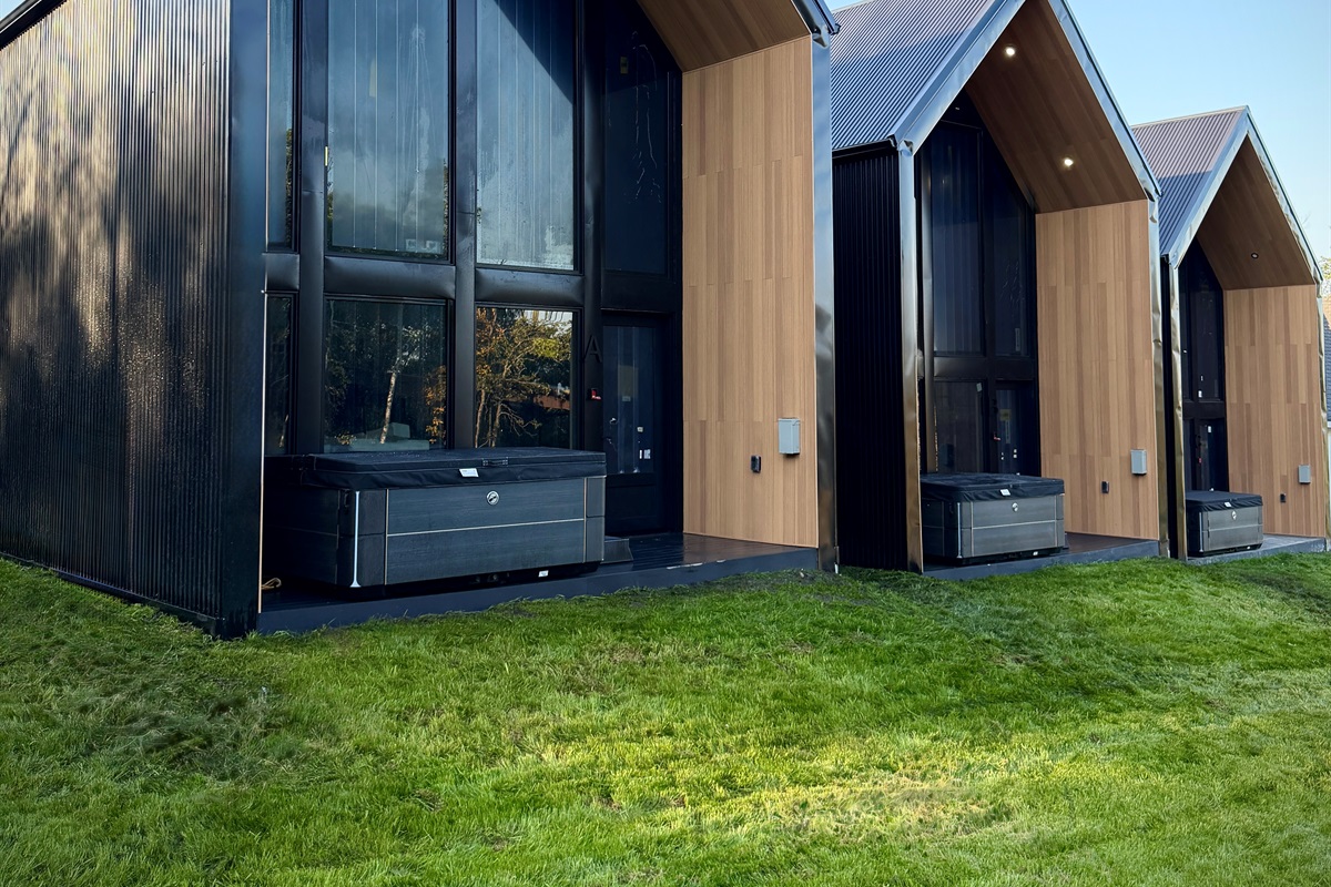 Slope Side of Cabins