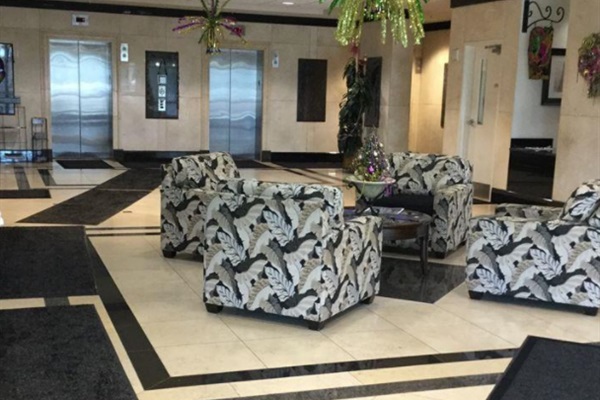 A glimpse inside Crystal Tower. Dedicated to providing a welcoming, high-quality environment for all tenants and guests.