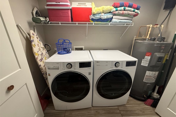 Full size washer and dryer