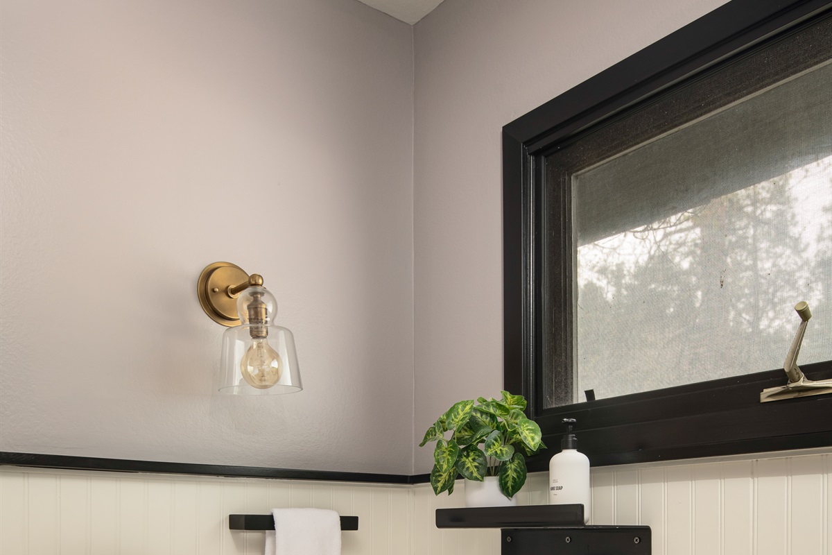 Clean, modern bathroom with updated fixtures and essentials—everything you need for a comfortable and convenient stay.