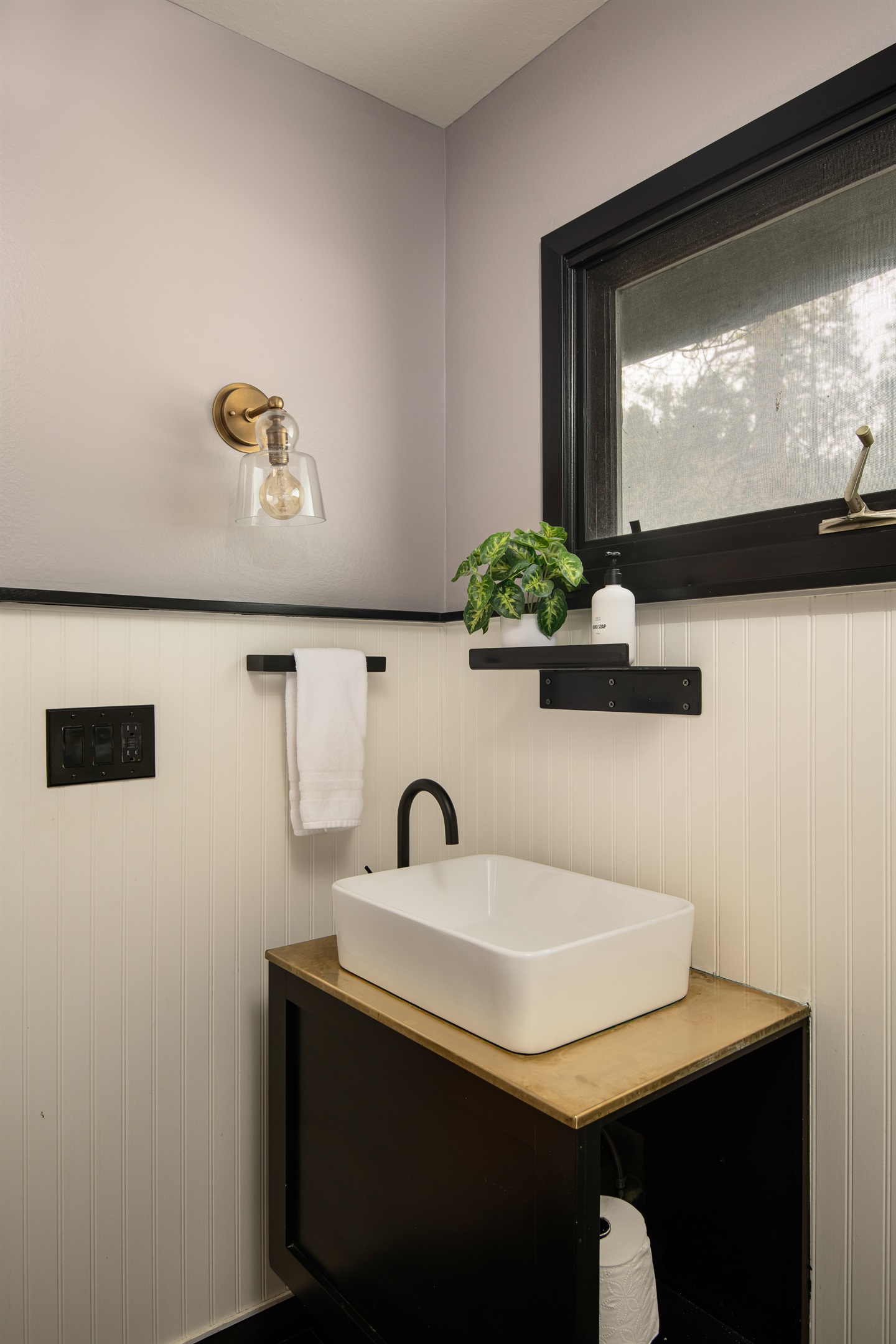 Clean, modern bathroom with updated fixtures and essentials—everything you need for a comfortable and convenient stay.