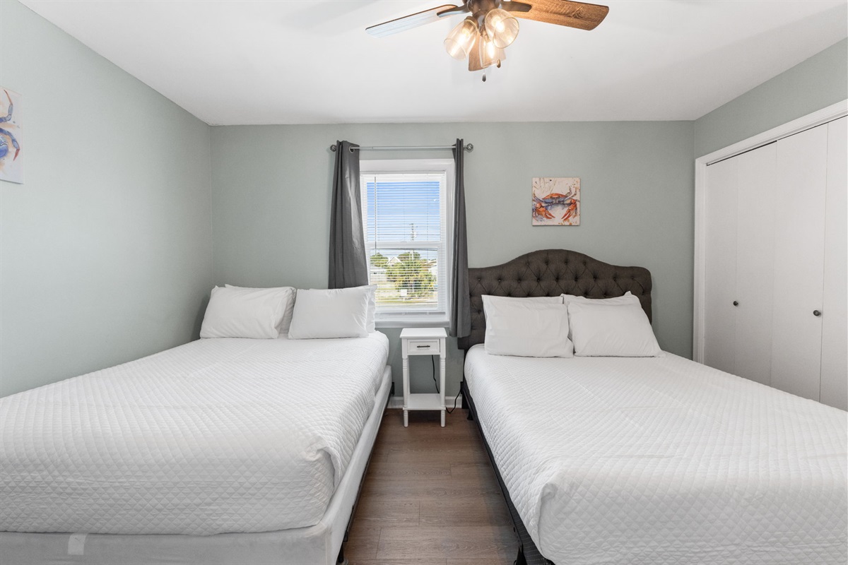 Bedroom 2 with 2 Full Sized Beds