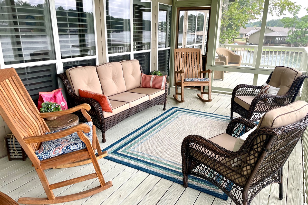 Great Porch for Morning Coffee