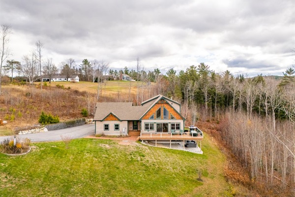 See the full beauty of Caribou Mountain Lodge from above.
