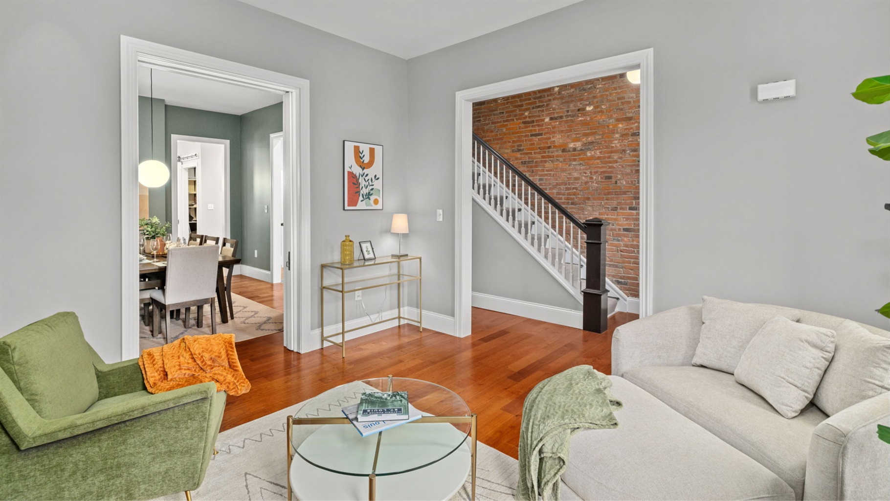 Cozy living room to welcome you as you enter the house.