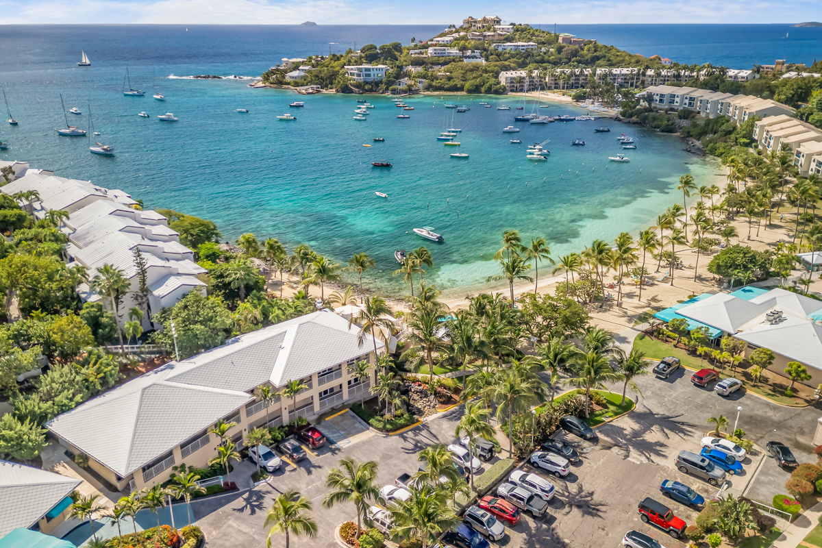 See just how perfectly located the resort is along the crystal-clear waters of the Caribbean.