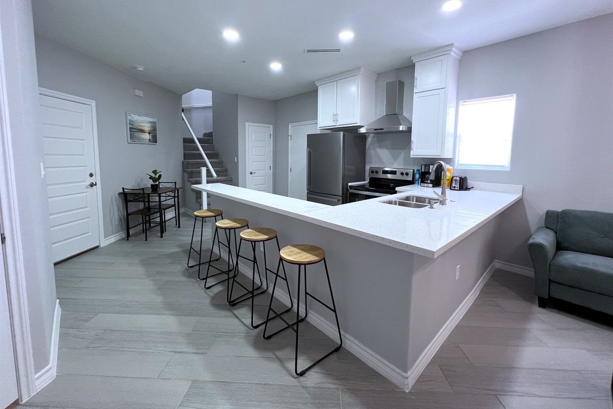 Kitchen with Brand New Appliances