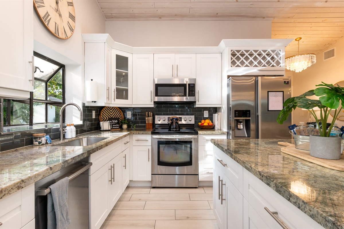 Immaculately maintained and thoughtfully stocked for a seamless guest experience.