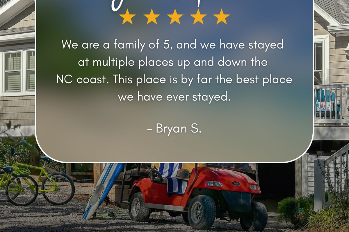 Don't take our word for it, consider our guests' reflections.