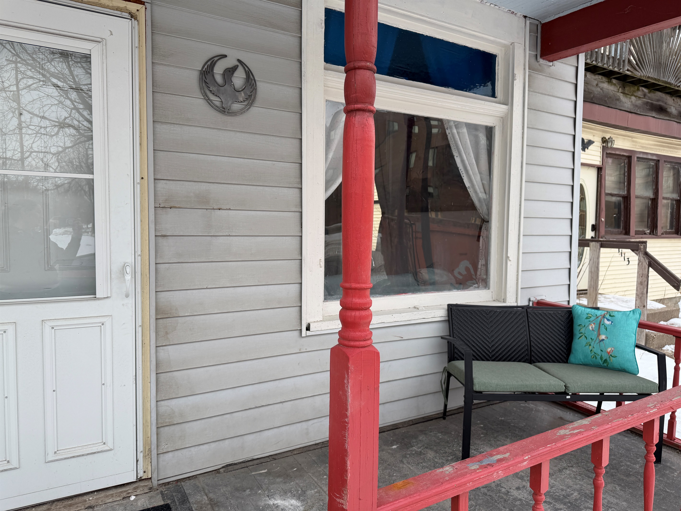 Enjoy overlooking the quiet Como Place or the daily trains while sipping your morning coffee.