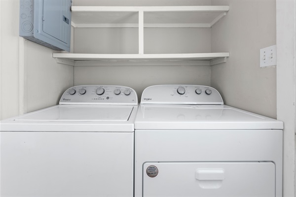 Washer and dryer