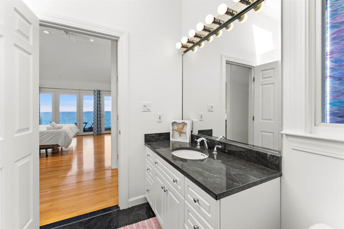 Private ensuite bathroom for comfort and convenience.