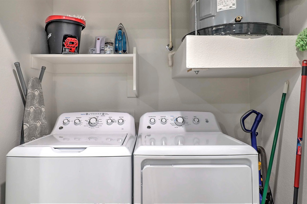 Laundry day made easy.