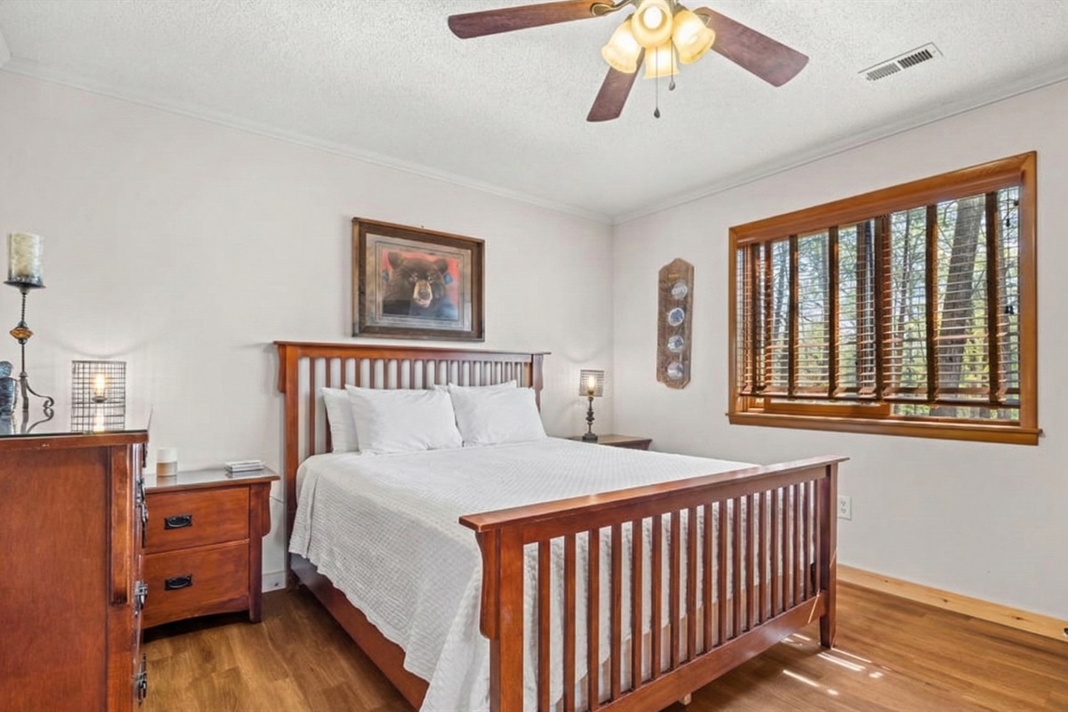 King Bedroom # 1 on the main level