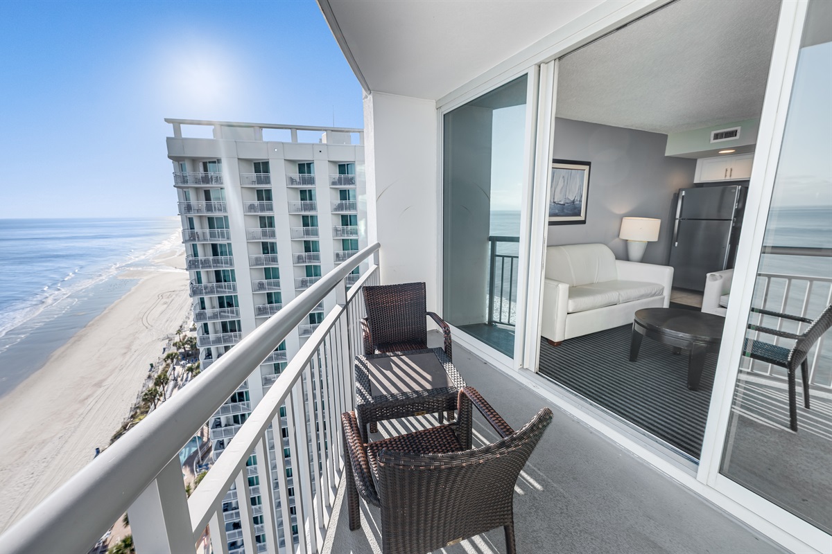 Amazing View from the Balcony!