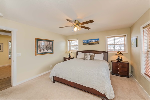 Master Bedroom with King Size Bed
