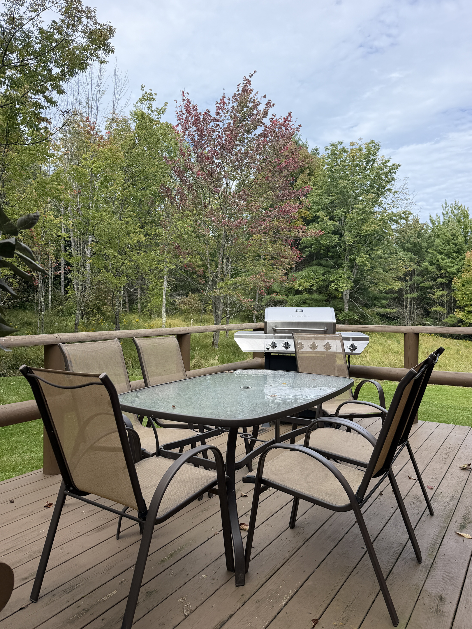 Rear deck at the Trading Post