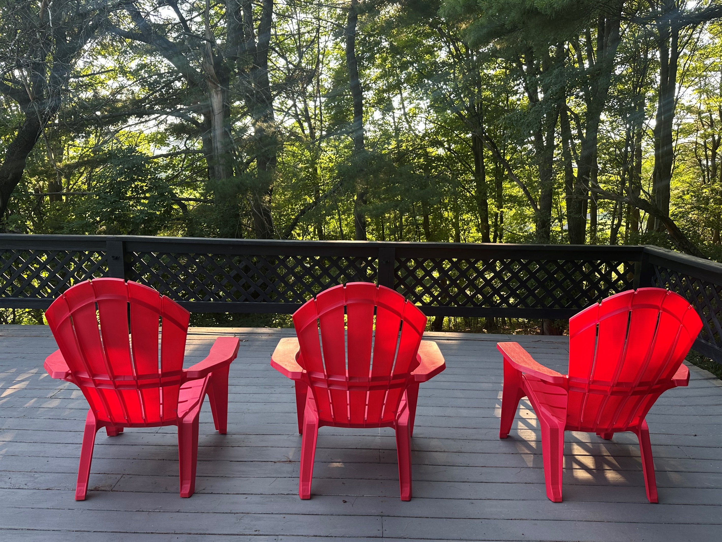 Large second story balcony